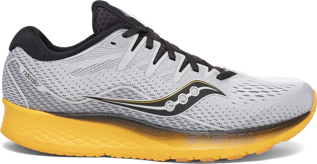 saucony Ride ISO 2 Shoes Men grey/yellow at bikester.co.uk